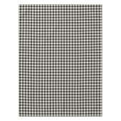Schwarzweiss-Gingham-Baumwolltischdecke Tischdecke (Vorderseite)