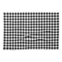 Schwarzweiss-Gingham-Muster-Geschirrtücher