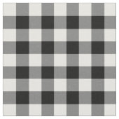 Schwarzweiss-Gingham-Muster-Gewebe Stoff (Nahaufnahme)