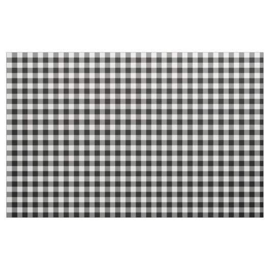 Schwarzweiss-Gingham-Muster-Gewebe Stoff (Fat Quarter (45,7 x 55,9 cm))