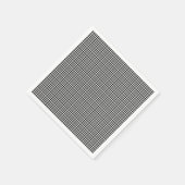 Schwarzweiß-Gingham-PAPER-PARTY-TELLER Serviette (Ecke)