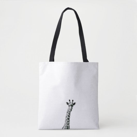 Schwarzweiss-Giraffen-Tasche Tasche (Vorderseite)
