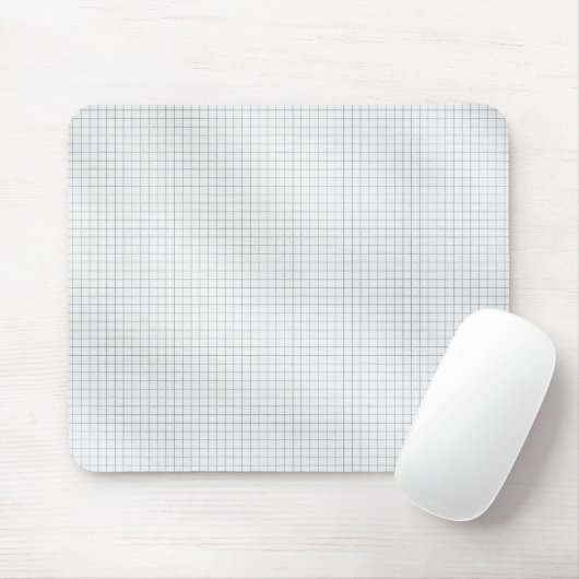 Schwarzweiss-Gitterfeld auf Papier Mousepad (Mit Mouse)