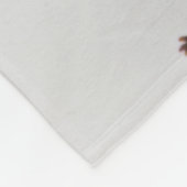 Schwarzweiss-Golden gate bridge Fleecedecke (Ecke)