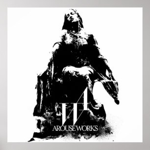 Schwarzweiss-Grafiken Poster