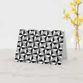 Schwarzweiß-Grafikkarte Karte (Gelbe Blume)