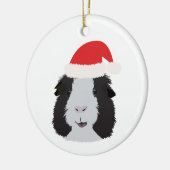 Schwarzweiß-Guinea Keramik Ornament (Links)