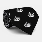 Schwarzweiss-Hals-Krawatte | behalten ruhiges Krawatte (Gerollt)