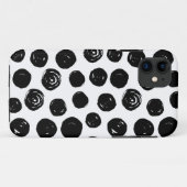 Schwarzweiss-Hand gezeichnete Case-Mate iPhone Hülle (Rückseite (Horizontal))