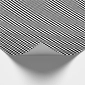 Schwarzweiss-Harlekin-Muster Geschenkpapier (Ecke)