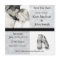 Schwarzweiss-Hochzeit "Save the Date "