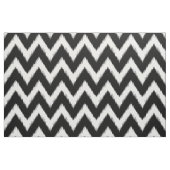 Schwarzweiss-Ikat Zickzack Stoff (Fat Quarter (45,7 x 55,9 cm))
