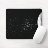 Schwarzweiss-Illustration der Düngung Mousepad (Mit Mouse)