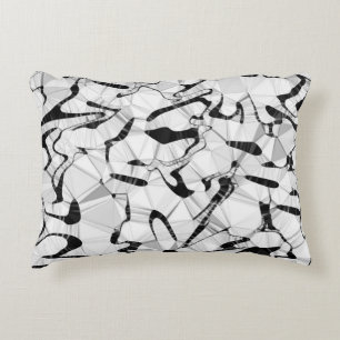 Schwarzweiß in Motion Accent Cushion Dekokissen