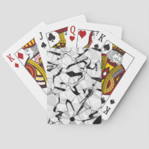 Schwarzweiß in Motion Playing Cards