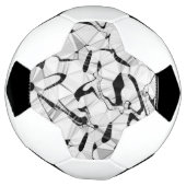 Schwarzweiß in Motion Soccer Ball (Gedreht)