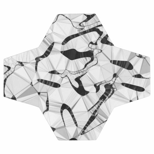 Schwarzweiß in Motion Soccer Ball (Flach)