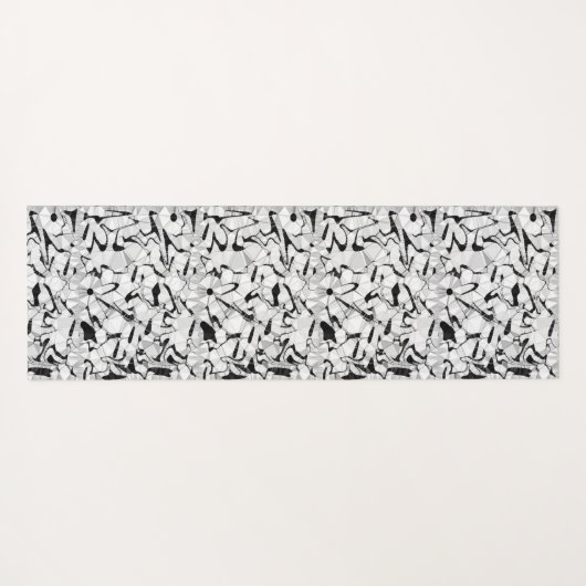Schwarzweiß in Motion Yoga Mat Yogamatte (Rückseite (Horizontal))
