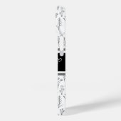 Schwarzweiß-iPhone-Gehäuse für Mama Case-Mate iPhone Hülle (Rückseite / Links)