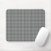 Schwarzweiss-Jagdhund-Zahn Mousepad (Mit Mouse)