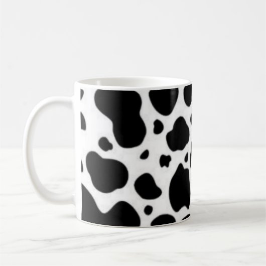 Schwarzweiß Kaffeetasse (Links)