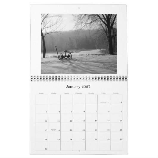 Schwarzweiss-Kalender 2011 Kalender (Jan 2027)