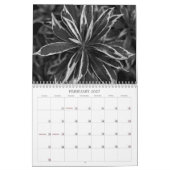 Schwarzweiss-Kalender Kalender (Feb 2027)