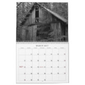 Schwarzweiss-Kalender Kalender (Mär 2027)