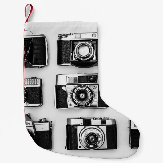 Schwarzweiss-Kameras Kleiner Weihnachtsstrumpf (Vorderseite)