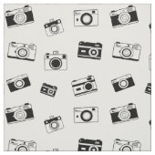 Schwarzweiss-Kameras Stoff (Muster)