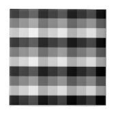 Schwarzweiss-kariertes Fliese (Vorderseite)