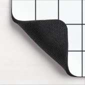 Schwarzweiss-Karo Mousepad (Ecke)