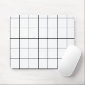 Schwarzweiss-Karo Mousepad (Mit Mouse)