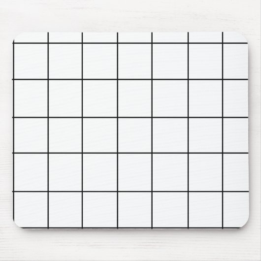 Schwarzweiss-Karo Mousepad (Vorne)