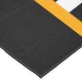 Schwarzweiß-Karo Tischdecke (Schrägansicht)