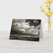 Schwarzweiss Karte (Gelbe Blume)