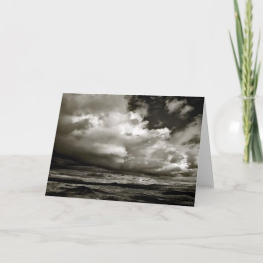 Schwarzweiss Karte (Vorderseite)