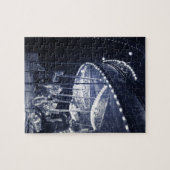 Schwarzweiss-Karussell Puzzle (Horizontal)