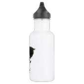 Schwarzweiss-Katzen-Kunst Trinkflasche (Rechts)