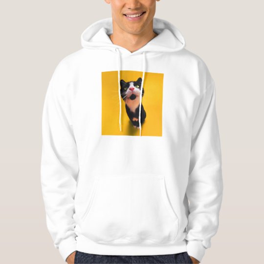 Schwarzweiss-KatzeSmoking Katzehaustier Hoodie