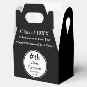 Schwarzweiß, Klassen-Wiedersehen-Gefälligkeitsboxe Geschenkschachtel (Geöffnet)