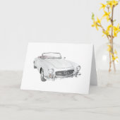 Schwarzweiss-konvertierbarer Gruß Mercedess Karte (Gelbe Blume)