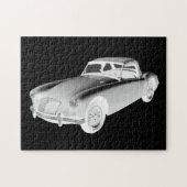 Schwarzweiss-konvertierbares Sport-Auto MGs Puzzle (Horizontal)