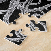 Schwarzweiss-Krake Puzzle (Seite)