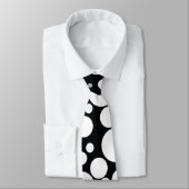 Schwarzweiß-Krawatte Krawatte (Gebunden)