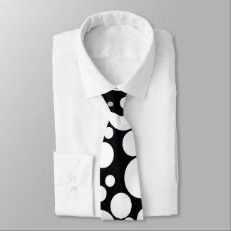 Schwarzweiß-Krawatte Krawatte