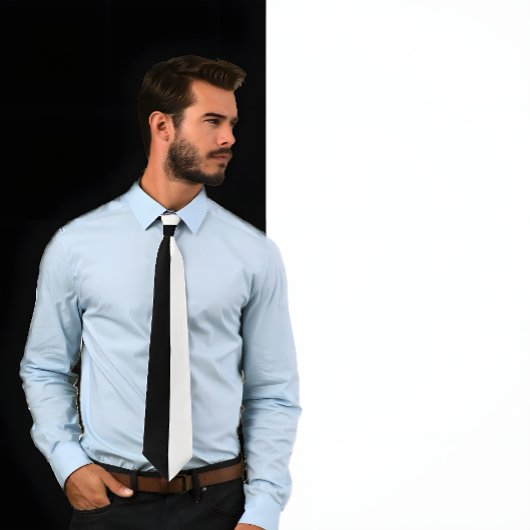 Schwarzweiß-Krawatte Krawatte