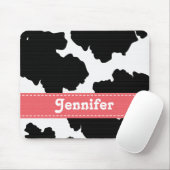 Schwarzweiss-Kuh-Druck-Mausunterlage Mousepad (Mit Mouse)