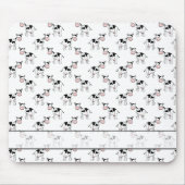 Schwarzweiss-Kuh-Muster Mousepad (Vorne)
