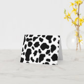 Schwarzweiss-Kuhdruck Anmerkungs-Karte Karte (Gelbe Blume)